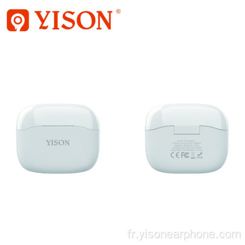 Yison True Wireless Earbuds TWS Contrôle tactile par empreinte digitale